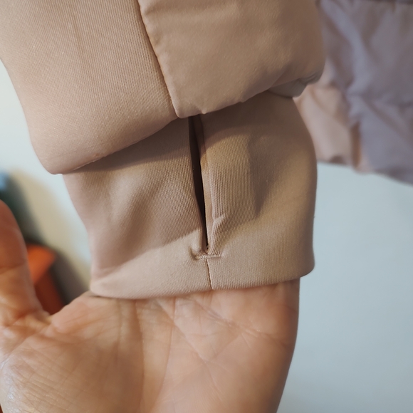 Michael Kors Faux Fur Trim Hooded Puffer Coat Blush Pink NWT Size Medium - Picture 10 of 10